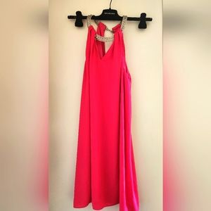 Bright pink Laundry (by Shelli Segal) cocktail dress 💕